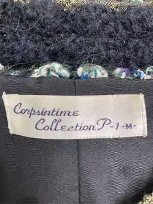 Corpsintime Collection P/ノーカラージャケット/ジャケット/アウター/ブラック/M