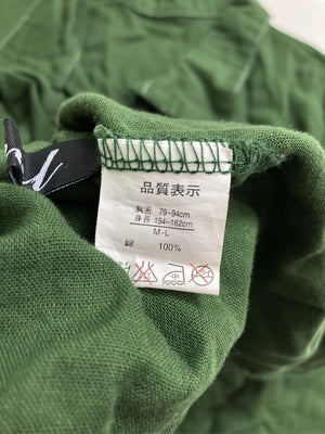 シャツ/ブラウス/トップス/グリーン/M-L