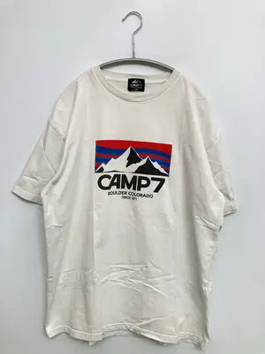 CAMP7/キャンプセブン/Tシャツ/カットソー/トップス/ホワイト/LARGE