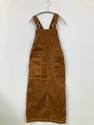 Dickies/ディッキーズ/ジャンパースカート/ワンピース/ドレス/ブラウン/L