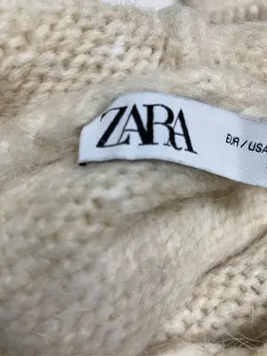 ZARA/ザラ/パーカー/トップス/ベージュ/M-L
