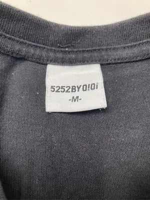 5252 BY O!Oi/ゴーニーゴーニーバイオーアイオーアイ/Tシャツ/カットソー/トップス/ブラック/M