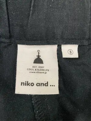 niko and .../ニコアンド/その他パンツ/パンツ/ブラック/3
