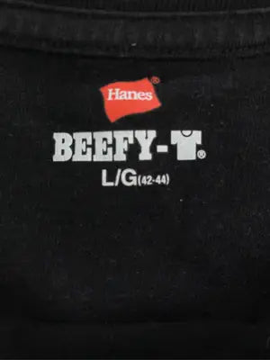 Hanes' BEEFY/ヘインズビーフィー/Tシャツ/カットソー/トップス/ブラック/L