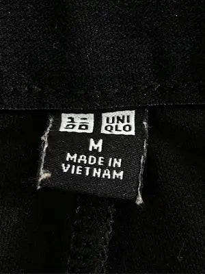 UNIQLO/ユニクロ/スラックス/パンツ/ブラック/M