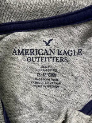 American Eagle Outfitters/アメリカンイーグルアウトフィッターズ/ポロシャツ/トップス/グレー/XS