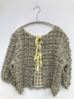 w closet/ダブルクローゼット/カーディガン/ボレロ/トップス/グレー