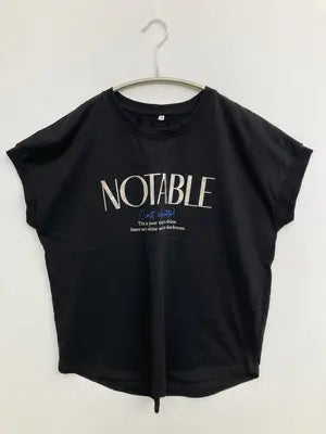 Tシャツ/カットソー/トップス/ブラック/M