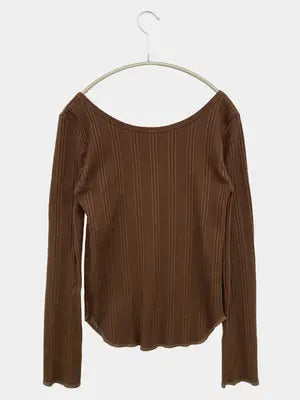 MOUSSY/マウジー/Tシャツ/カットソー/トップス/ブラウン/FREE