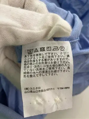 UNIQLO JW Anderson/ユニクロジェイダブリューアンダーソン/シャツ/ブラウス/トップス/ブルー/3XL