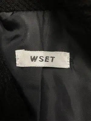 WSET/ステンカラーコート/ジャケット/アウター/ブラック/L   バスト86～94   身長154～162