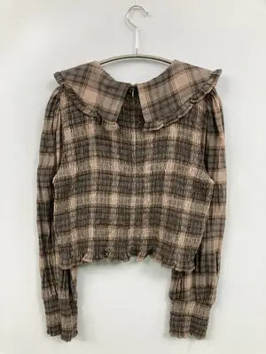 ZARA/ザラ/シャツ/ブラウス/トップス/ベージュ/EUR L/USA L/MEX 30