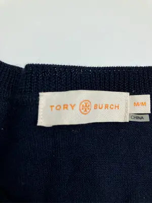 Tory Burch/トリーバーチ/カーディガン/ボレロ/トップス/ネイビー/M/M