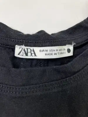 ZARA/ザラ/Tシャツ/カットソー/トップス/ブラック/M