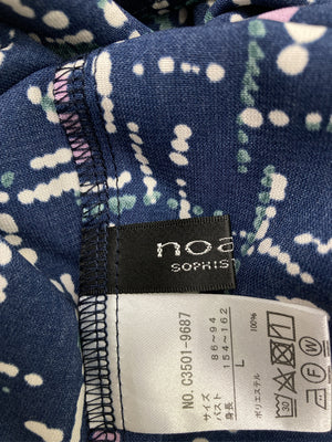 noa-ge/ノアジェ/シャツ/ブラウス/トップス/ネイビー/L