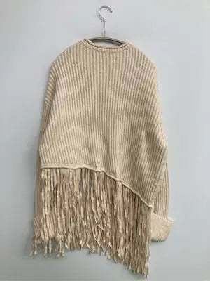 ZARA/ザラ/ニット/セーター/トップス/ベージュ/M-L