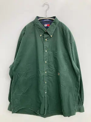 TOMMY HILFIGER/トミーヒルフィガー/シャツ/ブラウス/トップス/グリーン/XL