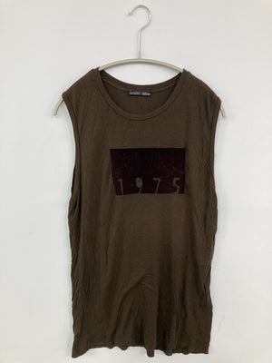 ZARA/ザラ/ノースリーブ/トップス/ブラウン/EUR L/USA L/MEX 30