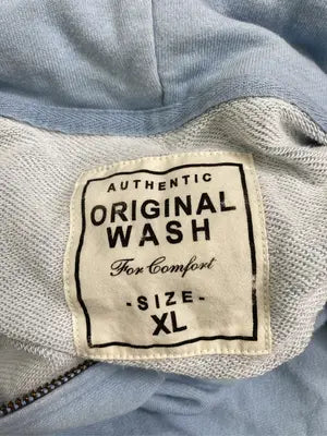 AUTHENTIC/オーセンティック/パーカー/トップス/スカイブルー/XL