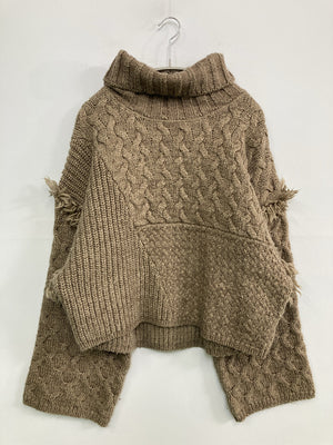 mystic/ミスティック/ニット/セーター/トップス/ブラウン/F