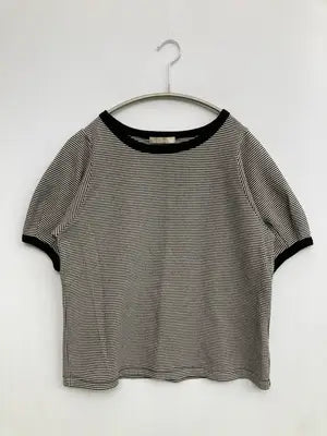 JUST COLLECTION/ジャストコレクション/Tシャツ/カットソー/トップス/ブラック/F