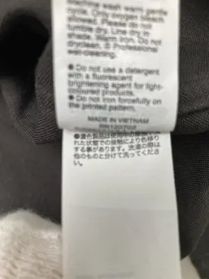 無印良品/ムジルシリョウヒン/シャツ/ブラウス/トップス/ブラック/XL