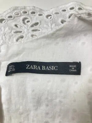 ZARA BASIC/ザラベーシック/ワンピース/ワンピース/ドレス/ホワイト/L