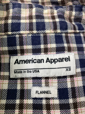 American Apparel/アメリカンアパレル/シャツ/ブラウス/トップス/ネイビー/XS