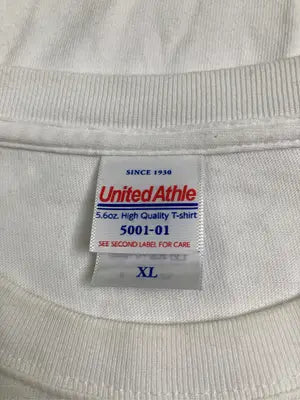 United Athle/ユナイテッドアスレ/Tシャツ/カットソー/トップス/ホワイト/XL