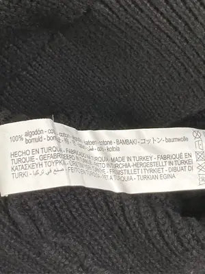 ZARA/ザラ/ニット/セーター/トップス/ブラック/USA L