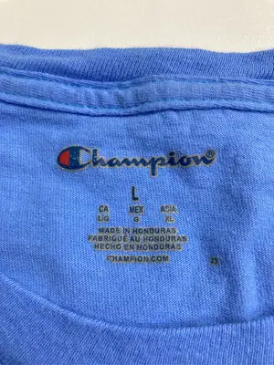 Champion/チャンピオン/Tシャツ/カットソー/トップス/ブルー/L