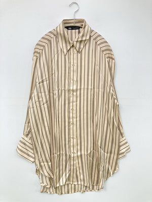 ZARA/ザラ/シャツ/ブラウス/トップス/ベージュ/EUR XS/USA XS/MEX 24