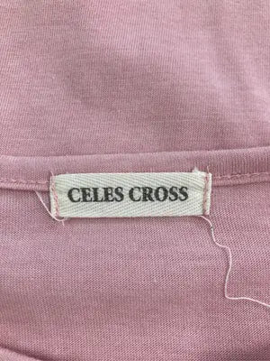 CELES CROSS/Tシャツ/カットソー/トップス/ピンク/M