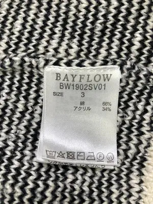 BAYFLOW/ベイフロー/カーディガン/ボレロ/トップス/ブラック/3