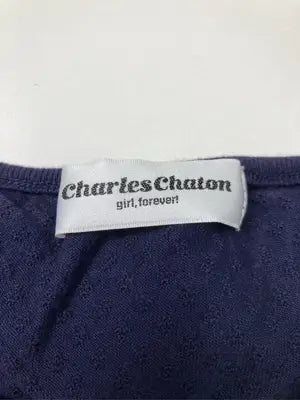 charles chaton/シャルルシャトン/Tシャツ/カットソー/トップス/ネイビー/F