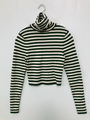 ZARA/ザラ/ニット/セーター/トップス/グリーン/S