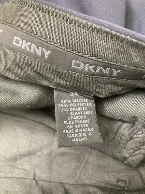 DKNY/ディーケーエヌワイ/スラックス/パンツ/ブラック/34