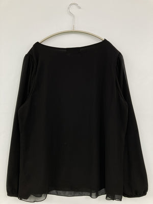 VIVERE/シャツ/ブラウス/トップス/ブラック/L