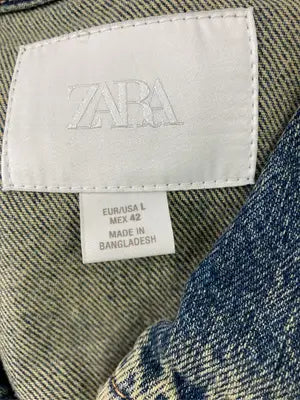 ZARA/ザラ/デニムジャケット/ジャケット/アウター/ブルー/L