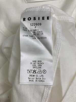 ROSIEE/Tシャツ/カットソー/トップス/ホワイト/F
