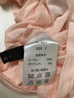 clear/クリア/Tシャツ/カットソー/トップス/オレンジ/F