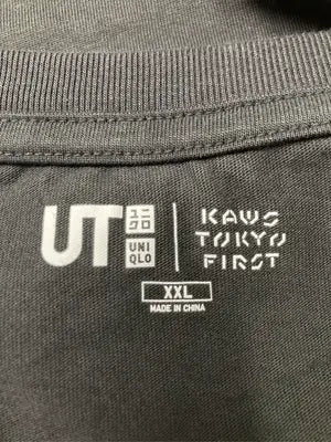 UNIQLO/ユニクロ/Tシャツ/カットソー/トップス/ブラック/XXL
