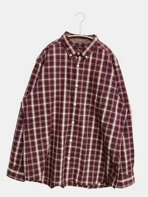 BURBERRY/バーバリー/シャツ/ブラウス/トップス/レッド/LL