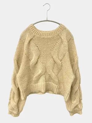 NATURAL BEAUTY BASIC/ナチュラルビューティーベーシック/ニット/セーター/トップス/ベージュ/FR