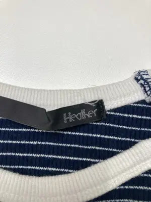 Heather/ヘザー/Tシャツ/カットソー/トップス/ネイビー/F