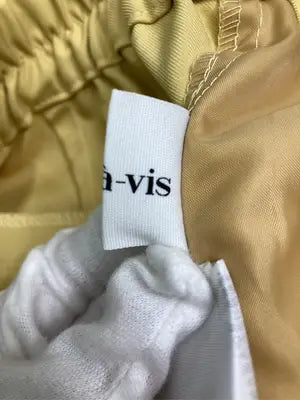 vis-a-vis/ヴィザヴィ/スラックス/パンツ/イエロー/L