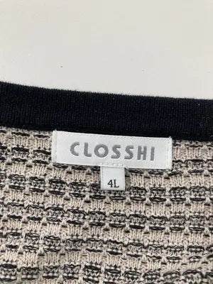 CLOSSHI/クロッシー/カーディガン/ボレロ/トップス/ベージュ/4L