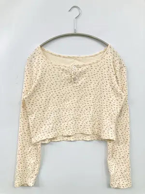 Tシャツ/カットソー/トップス/アイボリー/M   160/84A