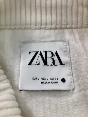 ZARA/ザラ/シャツ/ブラウス/トップス/アイボリー/USA L