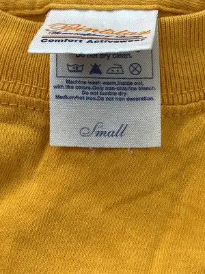 Printstar/プリントスター/Tシャツ/カットソー/トップス/イエロー/Small